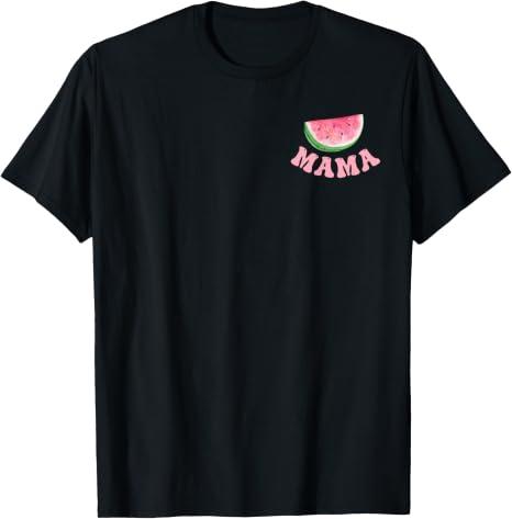One in a Melon Mama 1st Birthday Party Family Matching T-Shirt, Small