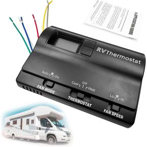 83303862 RV Digital Thermostat, Heat/Cool T-Stat Wall Thermostat Fit for Coleman Mach 8330-336 337 338 339 368 386 Air Conditioner 83303362