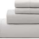 UGG Hedi King Sheet Set 4-Piece Luxury Cooling Sheets Deep Pockets Premium Bedding with 2 Pillow Shams Hypoallergenic Machine Washable Soft Lightweight Bed Set for Bedroom, King, Stone Grey