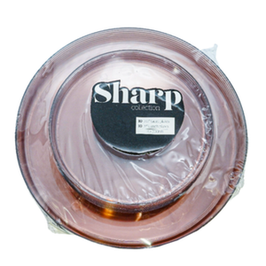 SHARP COLLECTION PLATES, Pink - 10 Inches 12/10 count