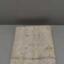 Farmhouse Bathroom Rug 2x3 Beige, Machine Washable Small Non Slip Indoor Entryway Area Rug, Low Pile Thin Neutral Vintage Design for Bedside, Kitchen