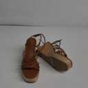 SM New York July Women’s Taupe Wedge Sandals Size 9.5