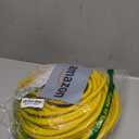 100 ft 12/3 Outdoor Extension Cord Waterproof Heavy Duty with Lighted Indicator End 12 Gauge 3 Prong, Flexible Cold-Resistant Long Power Cord Outside, 15Amp 1875W SJTW Yellow ETL Listed