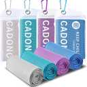 4 Pack Cooling Towel (40"x12"), Soft Breathable Chilly Towel, Ice Towel, Microfiber Towel for Yoga, Sport, Running, Workout,Gym, Camping, Fitness, Workout & More Activities(Multicolor)