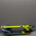 Neon Yellow Mongoose Force 1.0 Folding Scooter Ages 5+ Max weight 176 Lbs LED Lighted Wheels