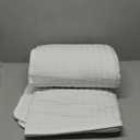 WRENSONGE White Quilt Set Queen Size-3 Pieces Lightweight Bedspreads Summer Coverlet for All Season, Soft Quilt Bedding Set with 2 Pillow Shams Suitable for Bed & Couch