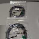 2 x USB 3.0 Extension Cable 6FT USB Extension Cable Male to Female Durable Braided Material High Data Transfer Compatible with USB Keyboard,Mouse,Flash Drive, Hard Drive,Printer