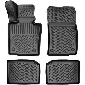 RizLiner Mini Countryman 2011-2016 Custom Fit Floor Mats Rubber 3D Car Mats Laser Measured Floor Liners All Weather Heavy Duty Waterproof Odorless Non-Slip TPE (Front & Rear, Black)