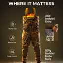 TIDEWE Breathable Chest Waders, Waterproof Insulated Hunting Waders