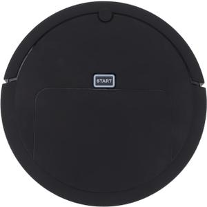 Totority Simulation Automatic Floor Sweep Robot Vacuum Toy Kids Vacuum Robot Cleaner Toy: Pretend Play Cleaner Toy Floor Sweeping Electric Robot Plaything Playhouse Simulation Appliances Black