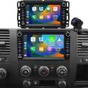 Car Radio for Chevrolet Chevy Silverado 1500/2500/3500 2007-2013, Tahoe 2007-2014, GMC Sierra 1500/2500/3500 2007-2013, Yukon 2007-2014, Hummer H2 Buick Enclave, Touch Screen Stereo Wireless Carplay