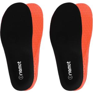 Riemot 2 Pairs Sports Insoles for Men, High Elasticity PU Cushioning Inserts with Arch Support and Heel Cup for Walking, Light Running, Sneakers & Running Shoes Black US10/ EU43