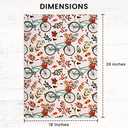 Cotton Carnival Kitchen Towels, Printed Kitchen Dish Cloth, 100% Ring Spun Cotton Tea Towels, Super Absorbent Dish Towels of Size 17.7 X 27.5 in Bicycle Printed Ultra Soft Kitchen Towels Set of 3