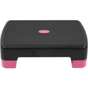 Fitvids 18" Aerobic Step Platform, Workout Stepper with Adjustable 2 Stackable Risers 3" 5.5" for Home Gym Small Space, Exercise Step, Multiple Option