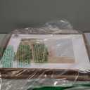 11x17 Picture Frame, Display Pictures 8x12 with Mat or 11x17 Without Mat, Wall Hanging Photo Frame, Walnut, 3 Pack