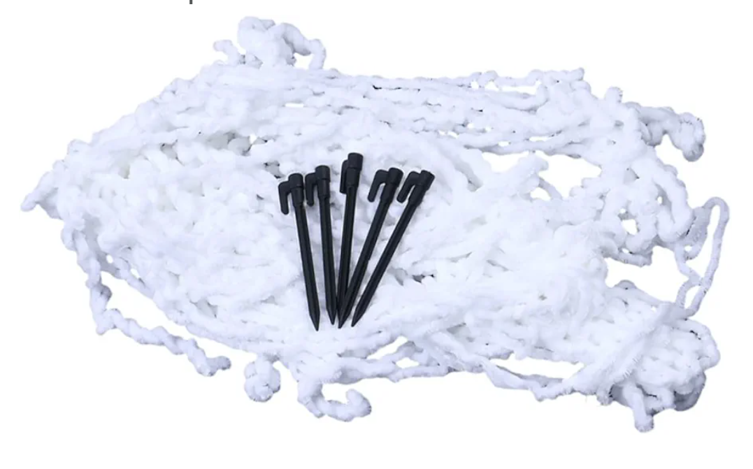 VICASKY Giant Halloween Spider Web Decor Realistic Polyester Spider Web for Indoor Outdoor Halloween Party Decoration Lifelike Spooky Cobweb Prop for Haunted House Carnival