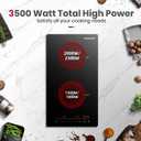 GASLAND 12 Inch Induction Cooktop 2 Burner, 3500W Built-in Induction Stovetop with Booster and Timer, 240V Electric Stove, 9 Power Levels, Slide Touch Control, Child Safety Lock