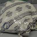 Melodieux Blackout Boho Curtains for Bedroom 84 Inch Length 2 Panels Set Black on Beige Striped Pattern Cotton Bedroom Curtains Grommet Room Darkening Curtains for Living Room Thermal Insulated