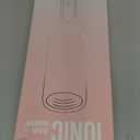 NOVUS 1.1 Inch Beach Waves Curling Iron for Women - 2 Barrel Hair Crimper with Ionic Ceramic & Adjustable Heat, Anti-Scald Design for Long-Lasting Shiny Curls, Pink