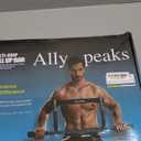 Ally Peaks Pull Up Bar for Doorway | Thickened Steel Max Limit 440 lbs Upper Body Fitness Workout Bar| Multi-Grip Strength for Doorway | Indoor Chin-Up Bar Fitness Trainer for Home Gym Portable (silver1)