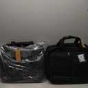 KROSER Rolling Laptop Bag Premium Rolling Briefcase Fits Up to 17.3 Inch Laptop Overnight Computer Bag with RFID Pockets for Travel/Business/Men/Women-Black