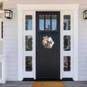 HAOPENGYOU 10Pcs Christmas Wood Hexagon for Crafts, 8.6 inch Unfinished Wood Hexagon with Twine, DIY Wooden Projects, Wood Burning, Painting, Christmas Day Decor DIY Gifts