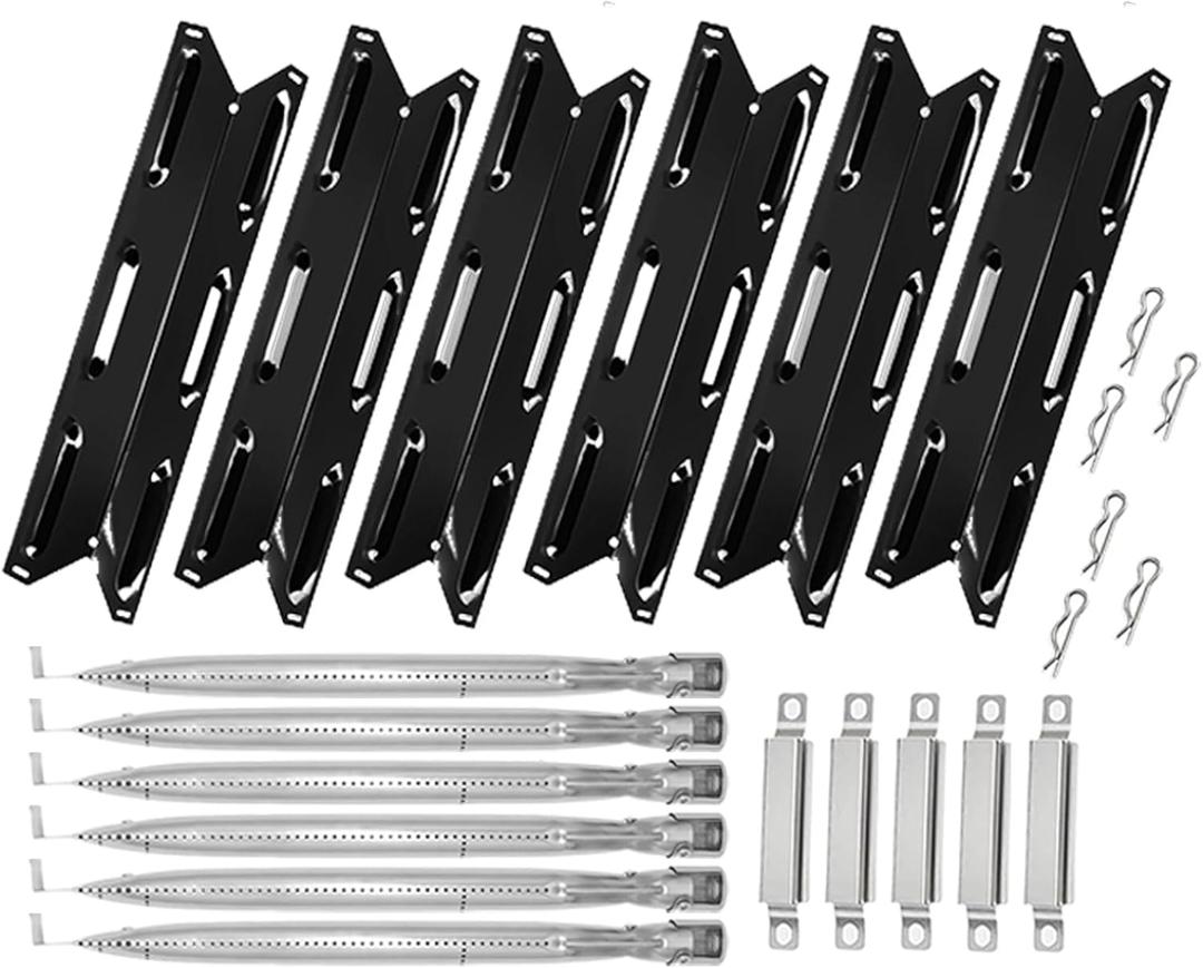 Grill Parts for Kenmore 6 Burner Gas Grill 146.23681310, 146.47223610, 146.23766310, Heat Plate & Burner Kit for Kenmore Grill Replacement Parts, Parts for Kenmore 6 Burner Grill 146.23681310