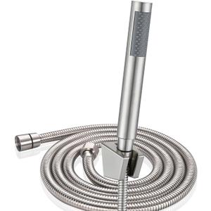 Handheld Shower Head with Hose, Hand Held Shower Wand Head with Long Hose, High Pressure RV Shower Head with Handheld Spray Combo, Dog Shower Attachment, Brushed Nickel