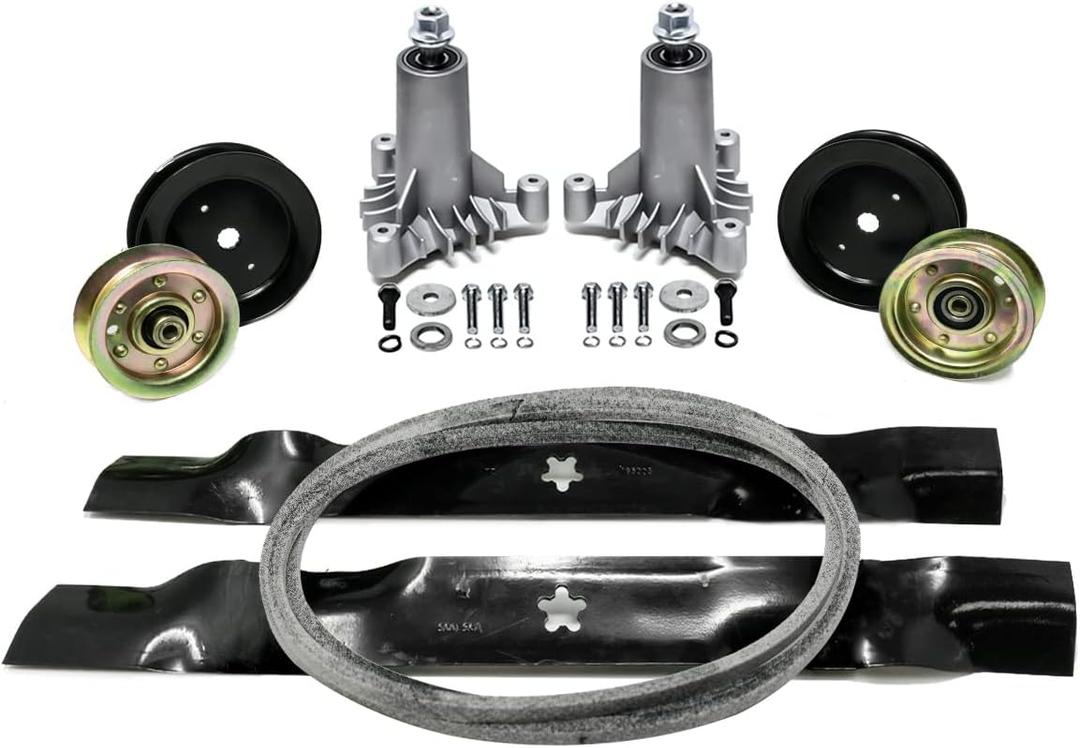 EPR Full Deck Rebuild Kit for Craftsman 42 Inch LT1000 LT2000 130794 134149 144959 95 1/2 Inch Belt 3 Bolt Spindle