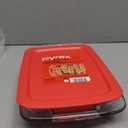 Pyrex Easy Grab 2-Qt Glass Baking Dish with Lid, Tempered Glass Baking Dish with Large Handles, Non-Toxic, BPA-Free Lid, Dishwashwer, Microwave, Freezer and Pre-Heated Oven Safe