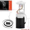 A-Premium Electric Fuel Pump with Sending Unit Compatible with BMW X5 2010-2018, X6 2008-2019, 3.0L 4.4L, With 4 and 2 Pins