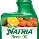 Natria Neem Oil Spray for Plants Pest Organic Disease Control, 24-Ounce, Ready-to-Use, 1.5 Pounds