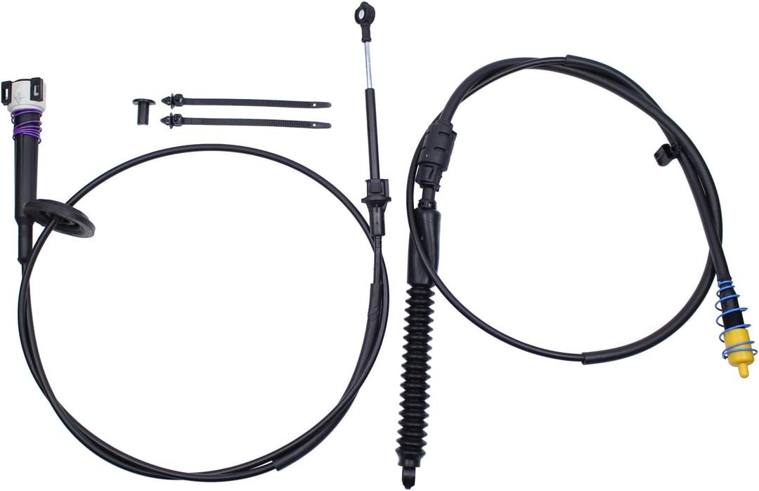 MOTOKU Automatic Transmission Gearshift Control Cable for 4WD Chevrolet Silverado GMC Sierra 1500 2500 3500 1999-2006 Auto Trans Shifter Cable