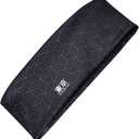Tokyo Misfit - Japanese Headbands for Men & Women, Sweat Band, Workout, Yoga, Fashion, Running, Sports, Basketball, Bandana, Japanese Cube (Black)