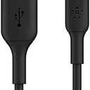 Belkin BoostCharge Lightning Cable - 6.6ft/2M - MFi Certified Apple iPhone Charger USB to Lightning Cable - iPhone Cable - iPhone Charger Cord - Apple Charger - USB Phone Charger - Black