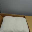 SUNROX LokGrip Non Slip Tufted Memory Foam Bench Cushion, FadeShield Water Resistant Durable Thicken Outdoor/Indoor Bench Seat Pads 42x16x4 inch, Cream