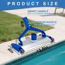 Heavy Duty Pool Vacuum Head, 13.5 in Aluminum Body, Weighted | Fits 1.5 in hoses; deep-cleans inground and above-ground pools, including vinyl liners, floors, steps and corners