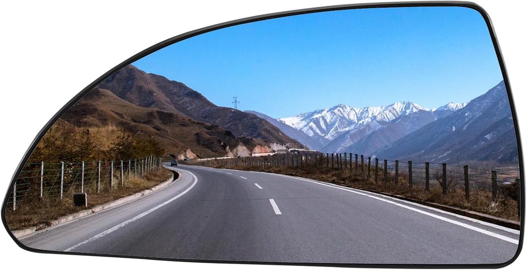Driver Side Mirror Replacement for Chevrolet Chevy Impala SS LS LT LTZ, Impala Limited, Monte Carlo - Left Side Rear View Mirror Glass With Power Heated