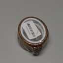 4 Inch Embroidery Hoop Frames for Display, 6 Pack Resin Wood-Look Oval and Round Cross Stitch Hoops for DIY Needlework and Craft Decoration