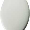 Mayfair 144ECA-000 White Elongated Traditional Wood Toilet Seat