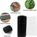 KLEWEE Bird Netting, 7.5 x 25 FT Heavy Plastic Duty Garden Netting to Protect Fruit Trees, Plants and Vegetables Against Birds, Deer, Squirrels and Other Animals