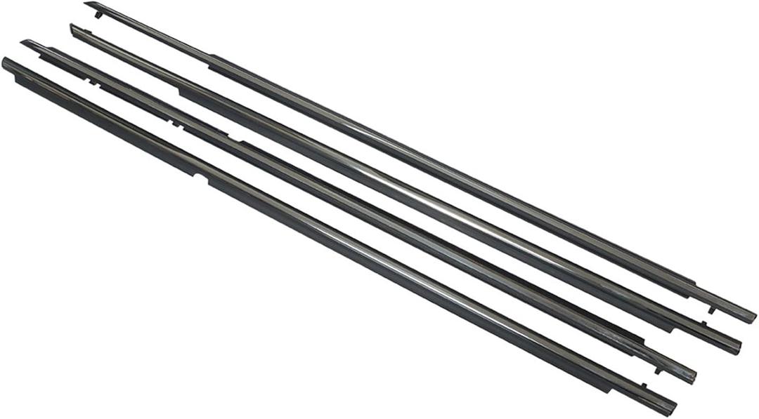 labwork Chrome 4PCS Window Moulding Door Outside Trim Seal Belt Weatherstrip Replacement for Toyota Camry 2007-2011 75710-06080 75720-06080 75730-06060 75740-06060