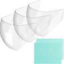 TRQWH Outside Cover Lens for Panoramic View Welding Helmet 3/Pack and 2 Inside Cover Lens