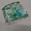 Tommee Tippee Stay Put Pacifier Set, Contains 2 Ultra-Light StayPut Glow in The Dark Pacifiers and 2 Ultra-Light StayPut Pacifiers, 0-6 Months, One-Piece Silicone Design, Pack of 4 (Blue Green)