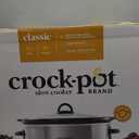 Crock-Pot 7-Quart Slow Cooker, Portable Programmable with Timer, Locking Lid, Stainless Steel; an Essential Kitchen Appliance, Perfect for Families and Gatherings