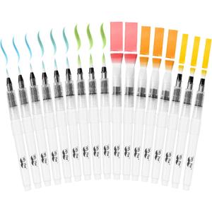 Mr. Pen- Watercolor Brush Pens, 18 Pack, Watercolor Brushes Set, Watercolor Pens for Adults, Water Brush Pen, Water Color Pens, Watercolor Brush Set, Refillable Brush Pen, Water Brushes for Watercolor