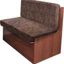 ANARACHON Leather Look RV Camper Dinette Cushion Covers, Washable RV Couch Cushion Covers Dinette Booth Seats Stretchable Camper Seat Covers (03 Brown, 1 Set)