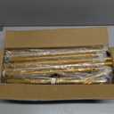 7.2FT Gold Arch Backdrop Stand with 2 Water Bag, Wedding Arch Frame for Balloons/Flowers/Baby Shower/Birthday, Sturdy Metal Backdrop Stand for Indoor/Outdoor Weddings/Ceremonies