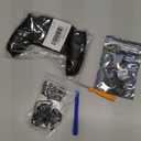 eXtremeRate Back Paddles Programable RISE4 V3 Remap Kit for PS5 Controller BDM-030 040 050 Models, Upgrade Board Black Redesigned Bottom Shell 4 Back Buttons Set for PS5 Controller