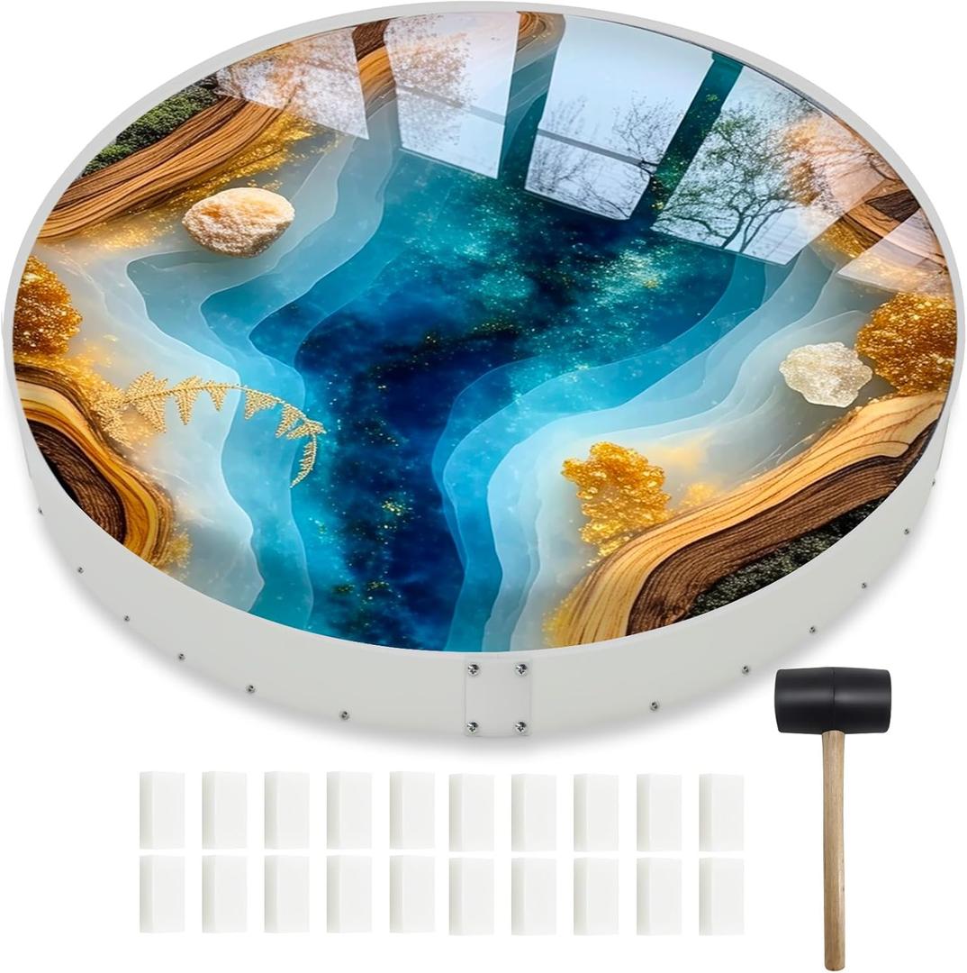 Extra Large Epoxy Resin Table Molds,36" Reusable Deep Round Detachable Molds for Epoxy Resin Casting,Circle River Table,Coffee Table,Cutting Board,Tray,Home Decoration,Floral Preservation